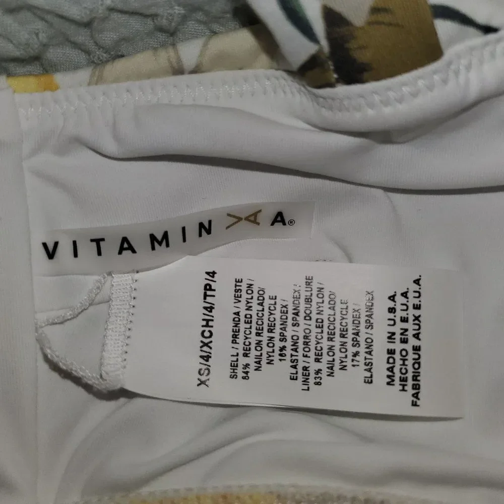 Vitamin A Size 4 XS Nico Bikini Top